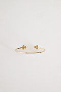 Trebol Cuff Bracelet, Citrine