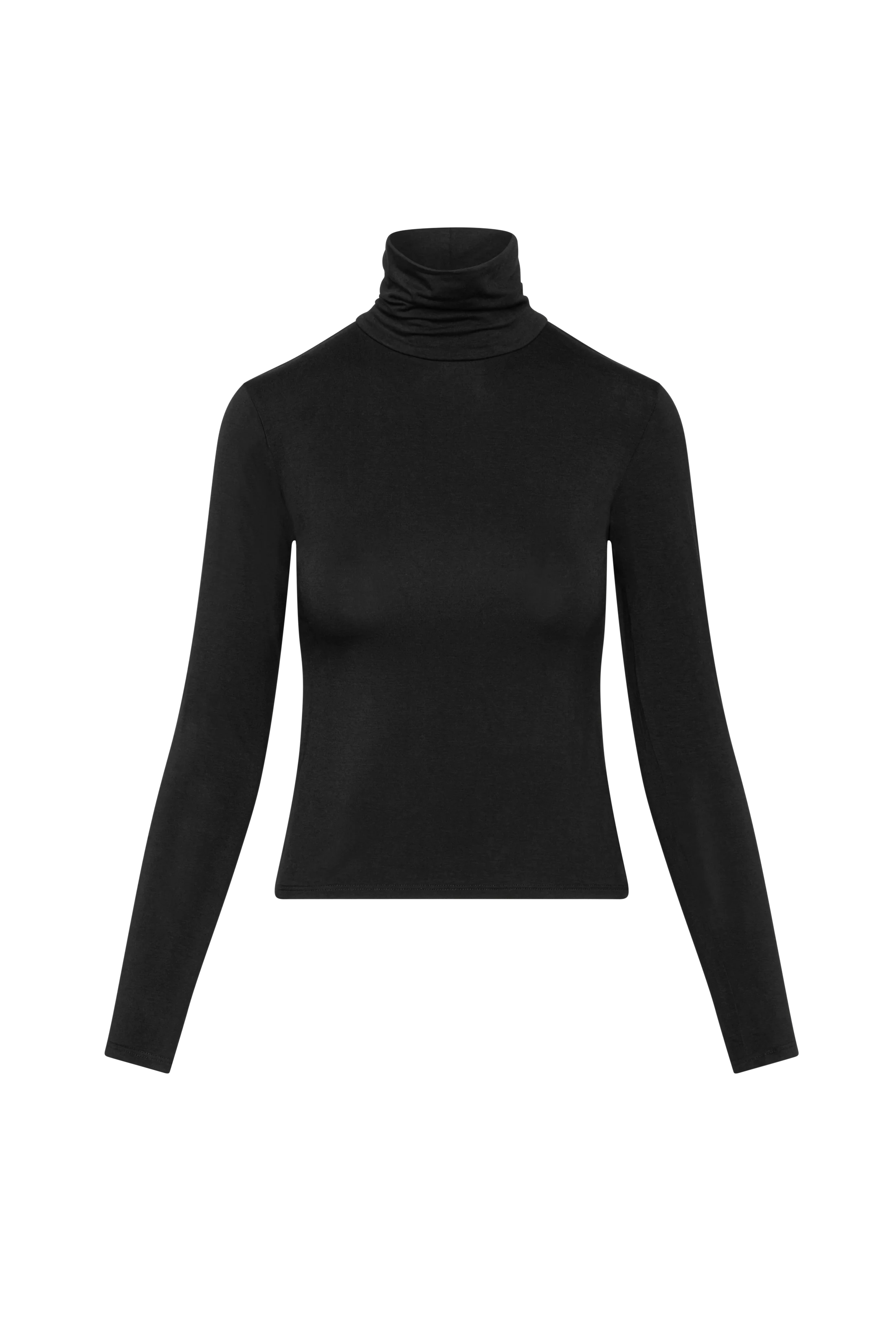 Modal Turtleneck, Black