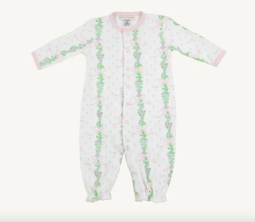 Twinkle Twinkle 2 in 1 Gown, Fincastle Floral/Palm Beach Pink