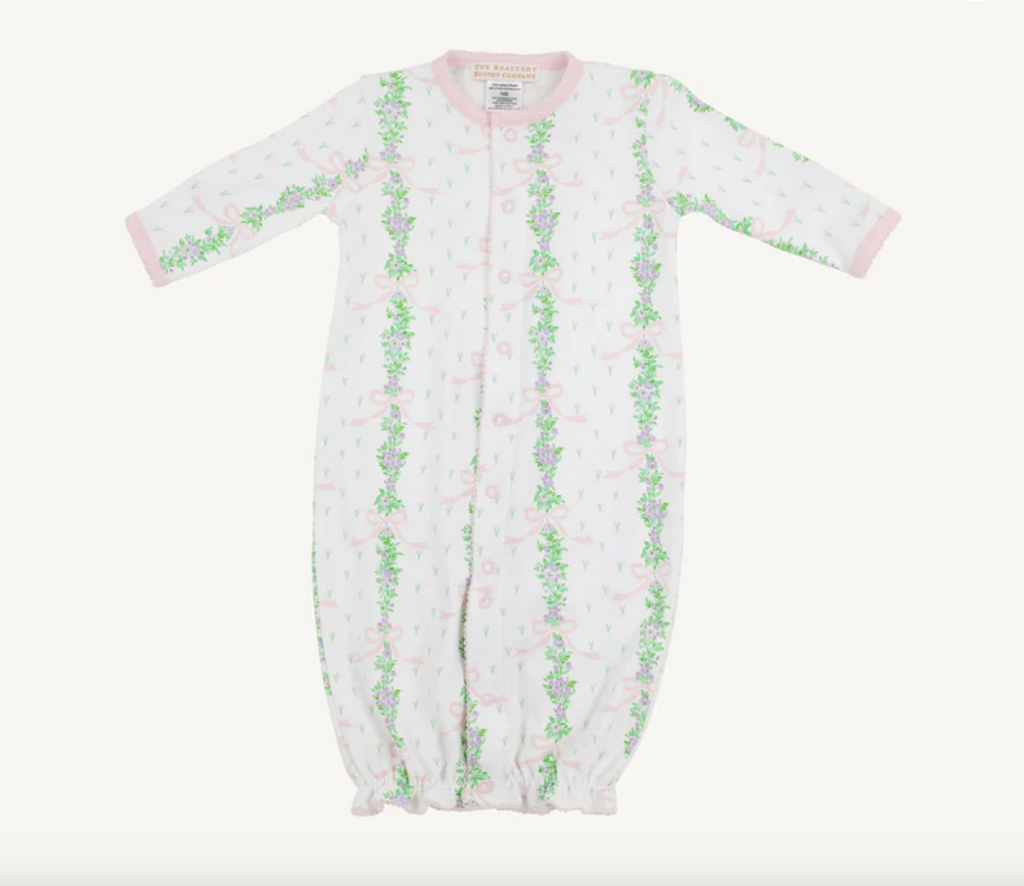 Twinkle Twinkle 2 in 1 Gown, Fincastle Floral/Palm Beach Pink