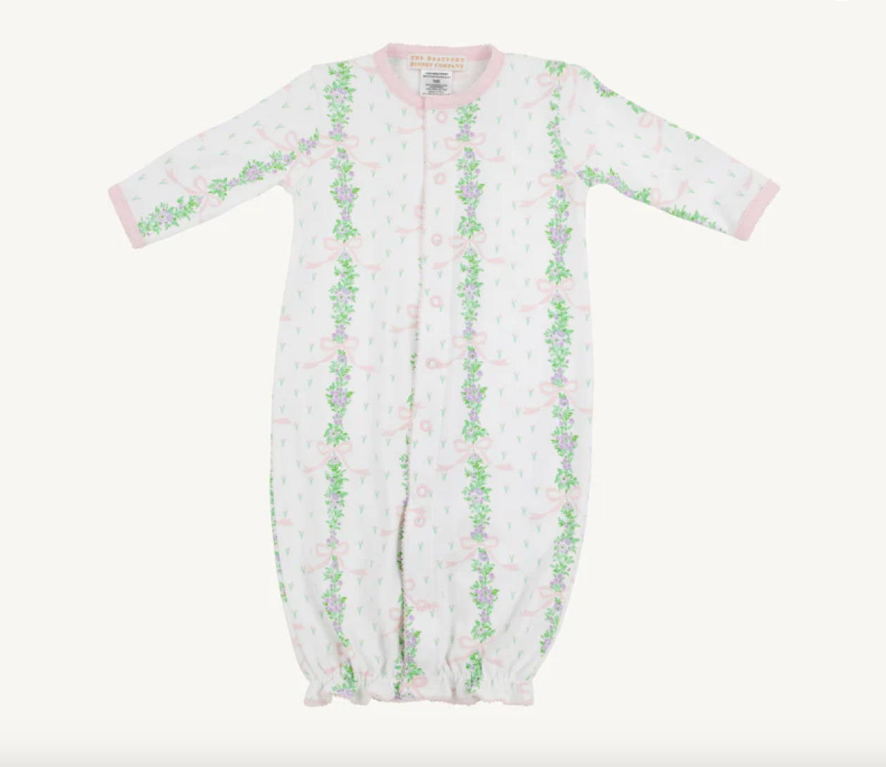 Twinkle Twinkle 2 in 1 Gown, Fincastle Floral/Palm Beach Pink