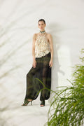 Vidhi Top, Papyrus with Multicolor Embroidery