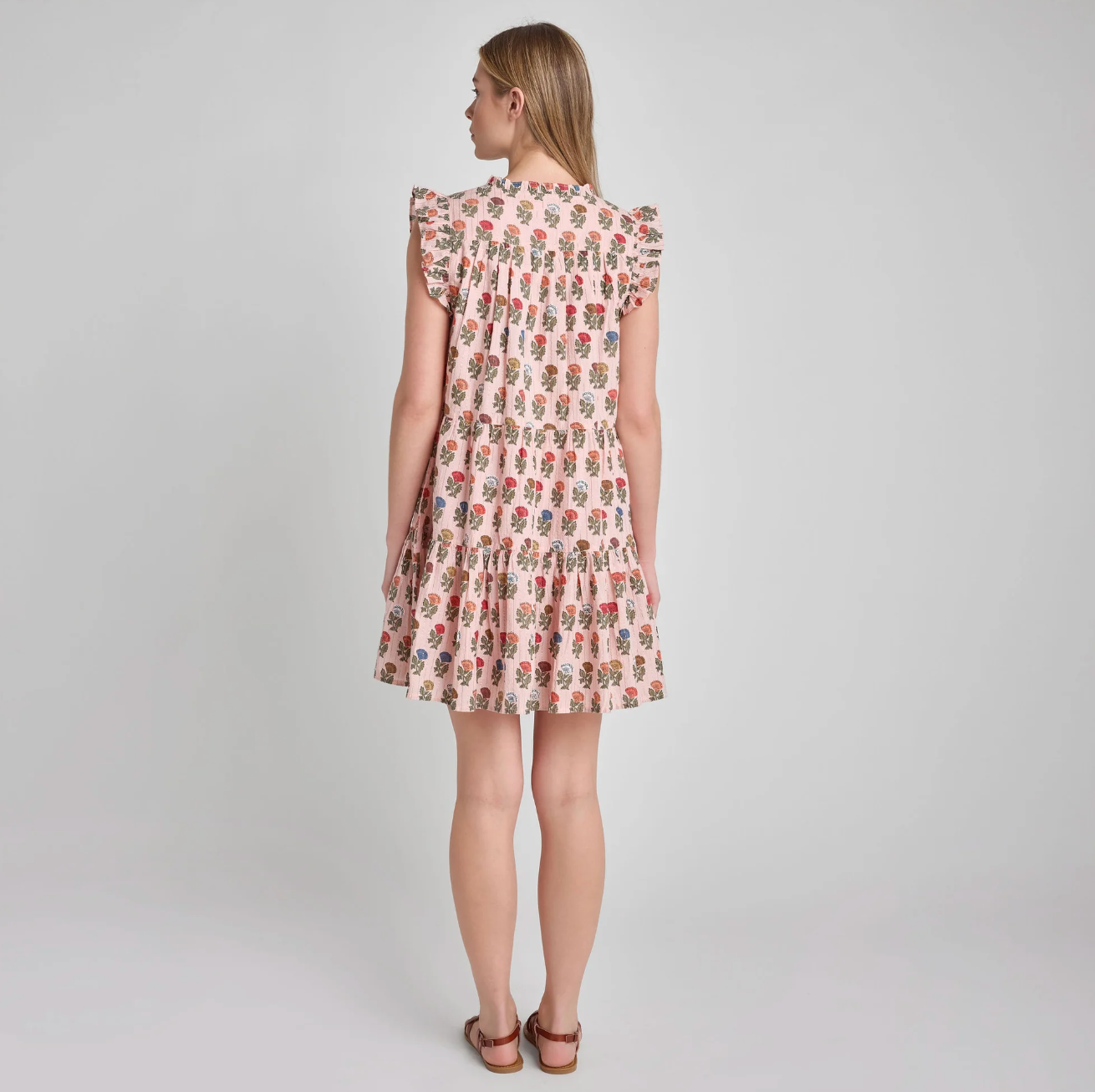 Women's Kalani Dress, Multi Flower Drop