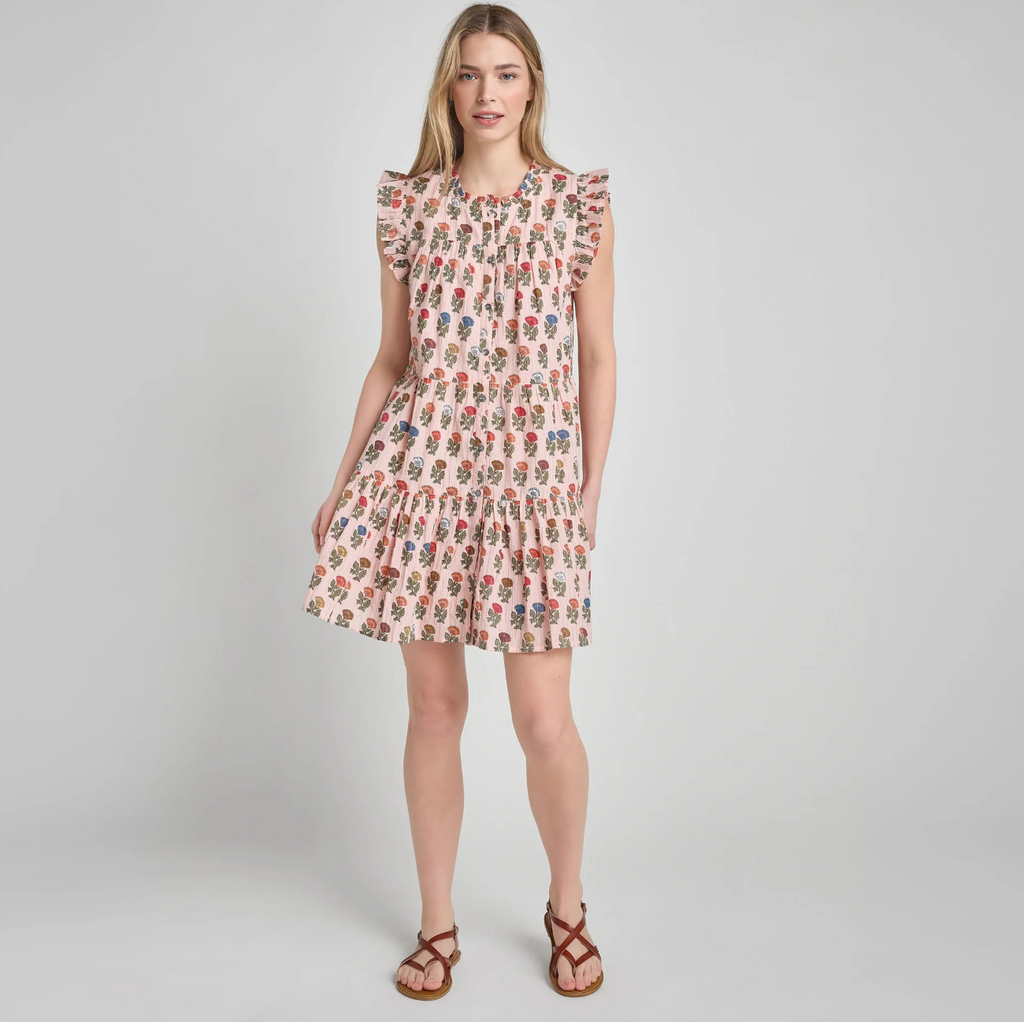 Women's Kalani Dress, Multi Flower Drop