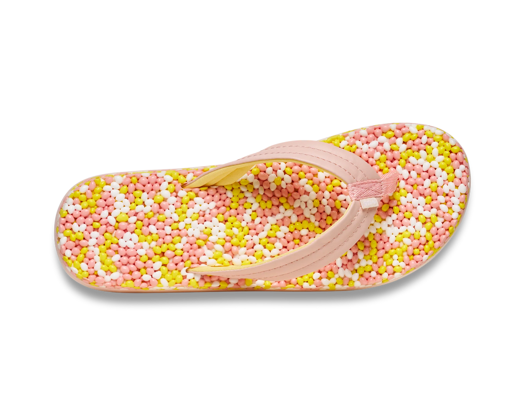 Youth Bubblecush Flip Flops, Pearl Blush
