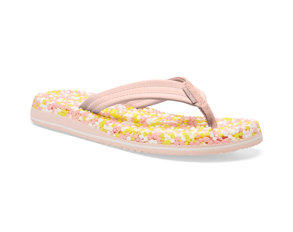 Youth Bubblecush Flip Flops, Pearl Blush