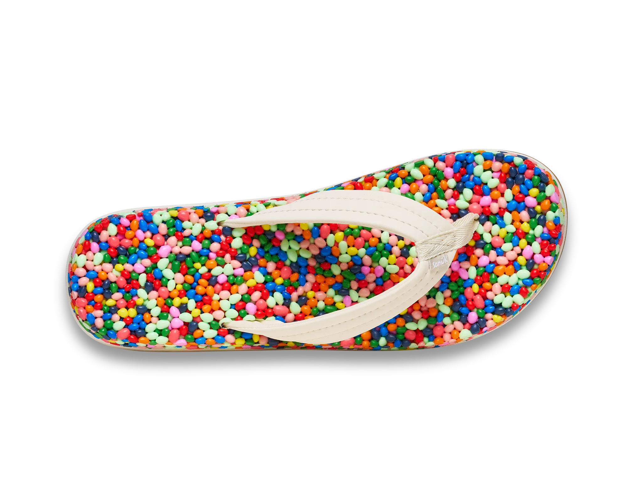 Youth Bubblecush Flip Flops, Rainbow Multi