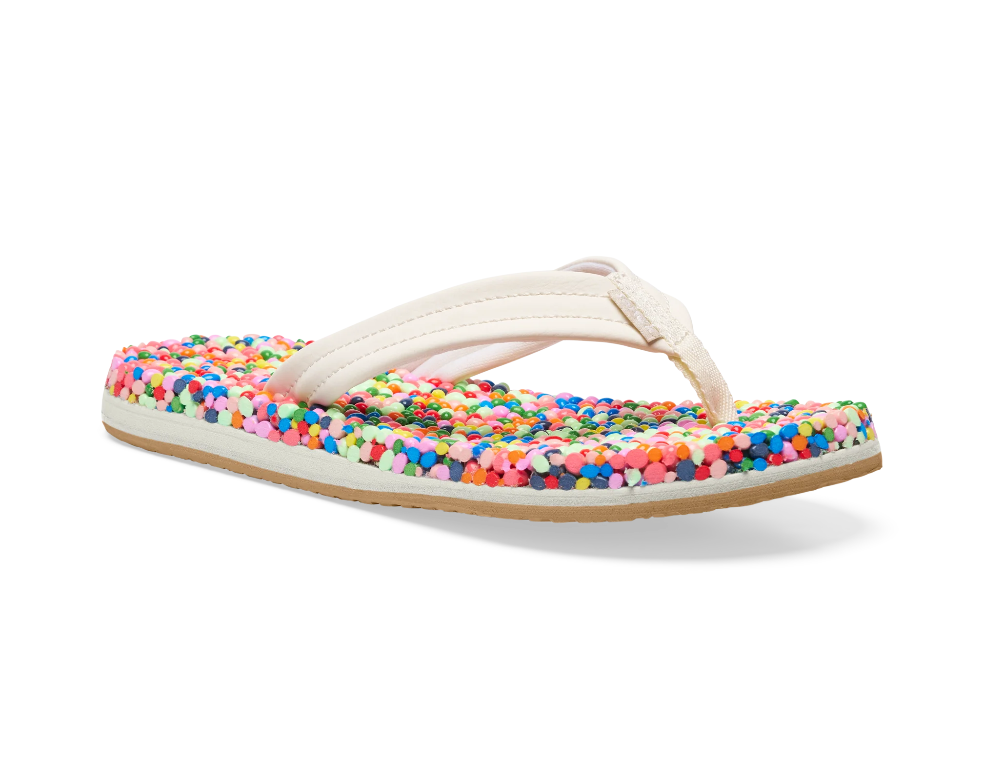 Youth Bubblecush Flip Flops, Rainbow Multi