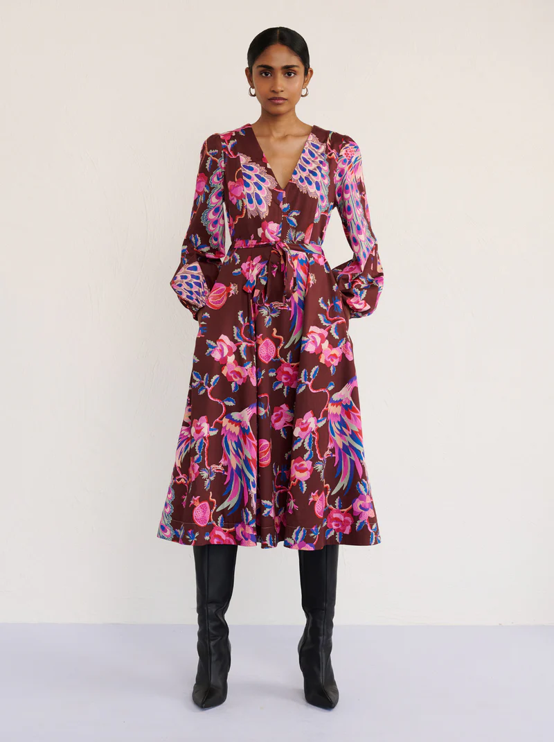 Zora Dress Bukhara Peacock